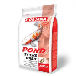 Dajana – Pond sticks basic, krmivo (granule) pro ryby 2 l, sáček