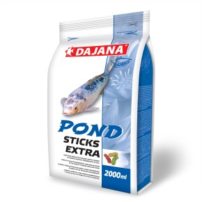 Dajana – Pond sticks extra, krmivo (granule) pro ryby 2 l, sáček